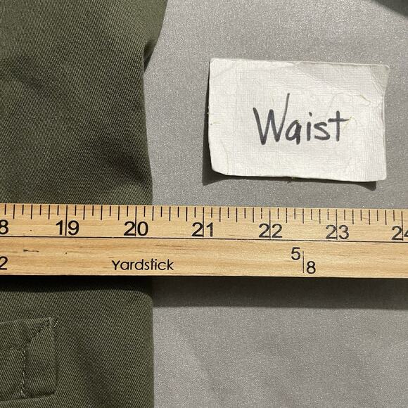 Chadwicks Jacket Womens Size 18 Olive Green Twill Two Button Blazer Army Utility - Picture 10 of 13